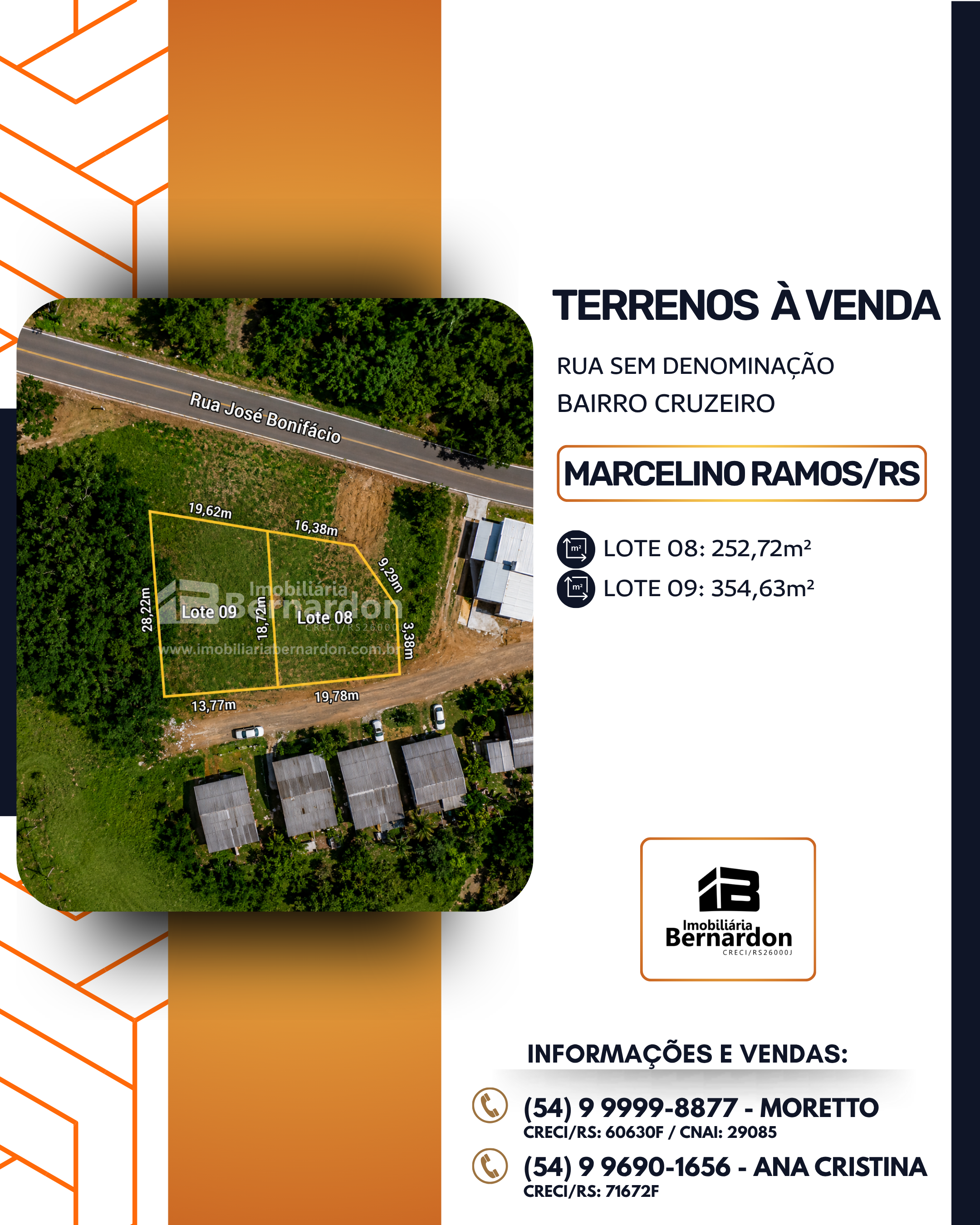 Imagem: Terreno com ótima localização em Marcelino Ramos/RS.